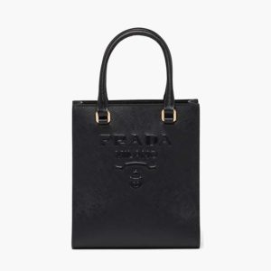 Replica Prada Women Small Saffiano Leather Handbag-Black 2