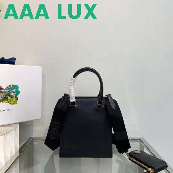 Replica Prada Women Small Saffiano Leather Handbag-Black 4