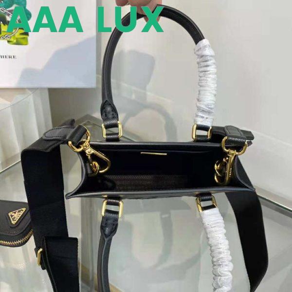 Replica Prada Women Small Saffiano Leather Handbag-Black 8