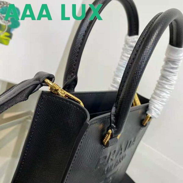 Replica Prada Women Small Saffiano Leather Handbag-Black 9