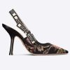 Replica Dior Women Shoes J’Adior High-Heeled Shoe in Black Mesh 95mm Heel 7