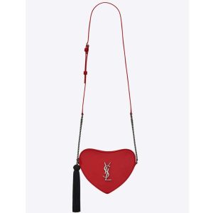Replica Saint Laurent YSL Women Monogram Heart Cross Body Bag 2