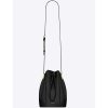 Replica Saint Laurent YSL Women Saffiano Leather Mini Shoulder Bag-Black