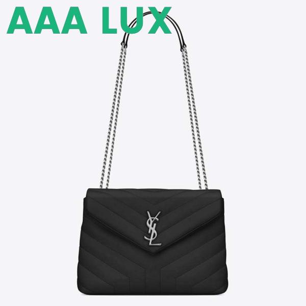 Replica Saint Laurent YSL Women Small Loulou Bag Y Quilted Leather 3