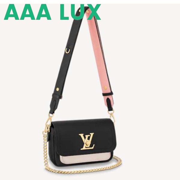 Replica Louis Vuitton LV Women Lockme Tender Black Grained Calf Leather 2