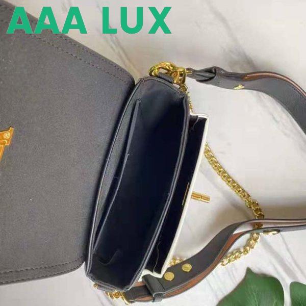 Replica Louis Vuitton LV Women Lockme Tender Black Grained Calf Leather 10