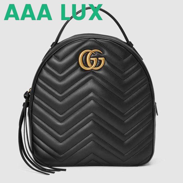 Replica Gucci GG Women GG Marmont Quilted Leather Backpack