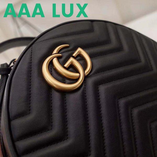 Replica Gucci GG Women GG Marmont Quilted Leather Backpack 7