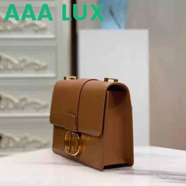 Replica Dior Women 30 Montaigne Bag Des Vents Box Calfskin-Brown 6