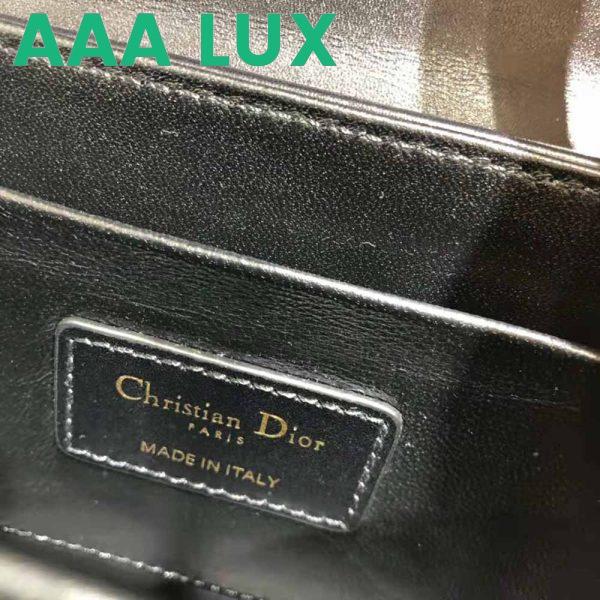 Replica Dior Women 30 Montaigne Box Bag Black Box Calfskin 9