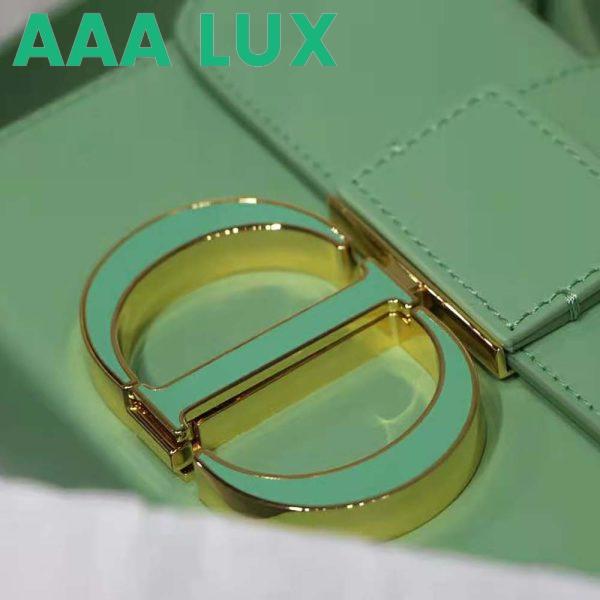 Replica Dior Women 30 Montaigne Box Bag Mint Green Box Calfskin 10