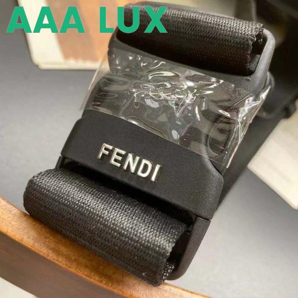 Replica Fendi Men Baguette Black Calf Leather Bag 7