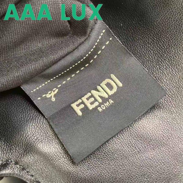 Replica Fendi Men Baguette Black Calf Leather Bag 9