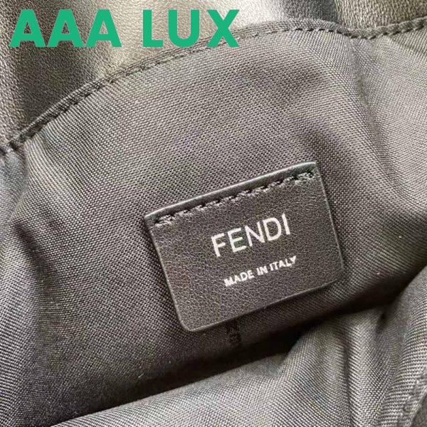 Replica Fendi Men Baguette Black Calf Leather Bag 10