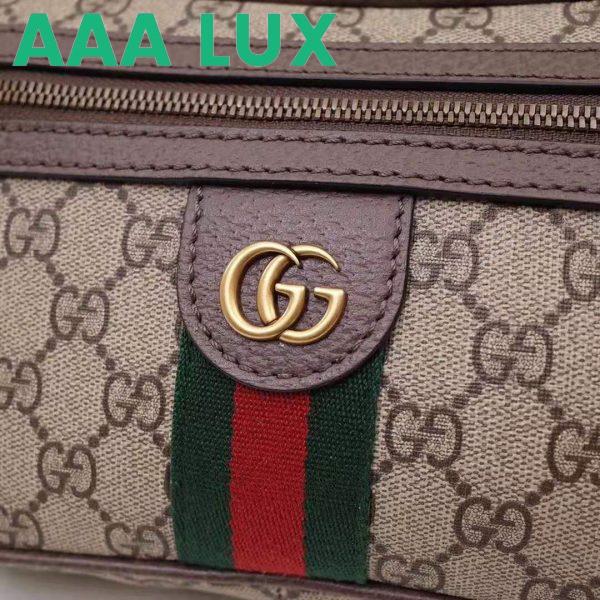 Replica Gucci GG Unisex Ophidia GG Belt Bag in Beige/Ebony Soft GG Supreme Canvas 7