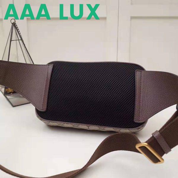 Replica Gucci GG Unisex Ophidia GG Belt Bag in Beige/Ebony Soft GG Supreme Canvas 8