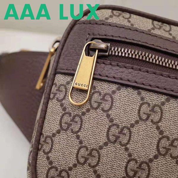 Replica Gucci GG Unisex Ophidia GG Belt Bag in Beige/Ebony Soft GG Supreme Canvas 9