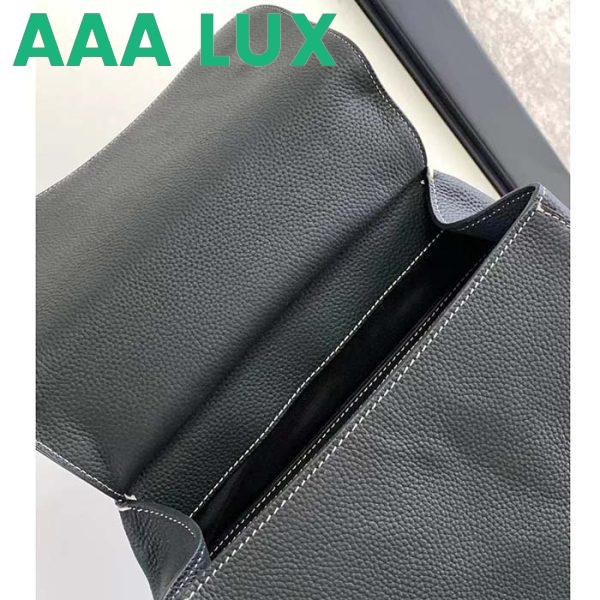Replica Dior CD Unisex Maxi Gallop Backpack Black Grained Calfskin 9