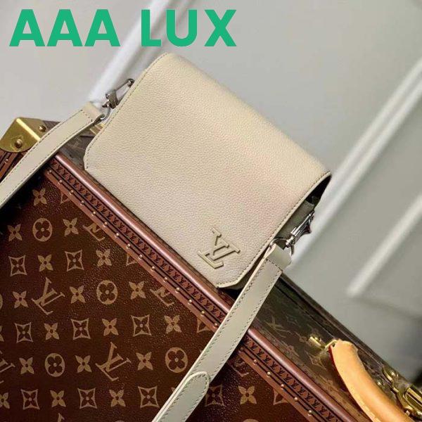 Replica Louis Vuitton Unisex Fastline Wearable Wallet Sage Cowhide Leather Textile Lining 3