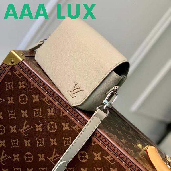 Replica Louis Vuitton Unisex Fastline Wearable Wallet Sage Cowhide Leather Textile Lining 7