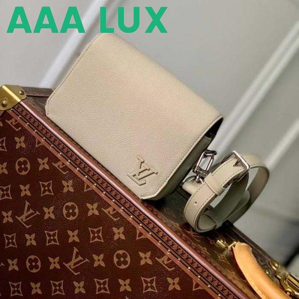 Replica Louis Vuitton Unisex Fastline Wearable Wallet Sage Cowhide Leather Textile Lining 9
