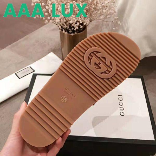 Replica Gucci Women’s Original GG Slide Sandal 6.1cm Height-Brown 9