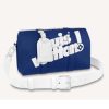 Replica Louis Vuitton Unisex City Keepall Bag Bright Blue Cowhide Leather 15