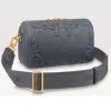 Replica Louis Vuitton Unisex City Keepall Bag Bright Blue Cowhide Leather 14