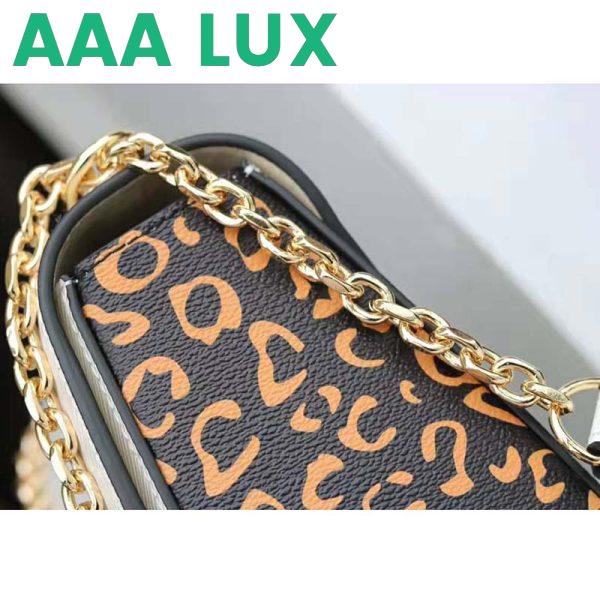 Replica Louis Vuitton LV Women Twist MM Handbag in Quartz Epi leather-Beige 11
