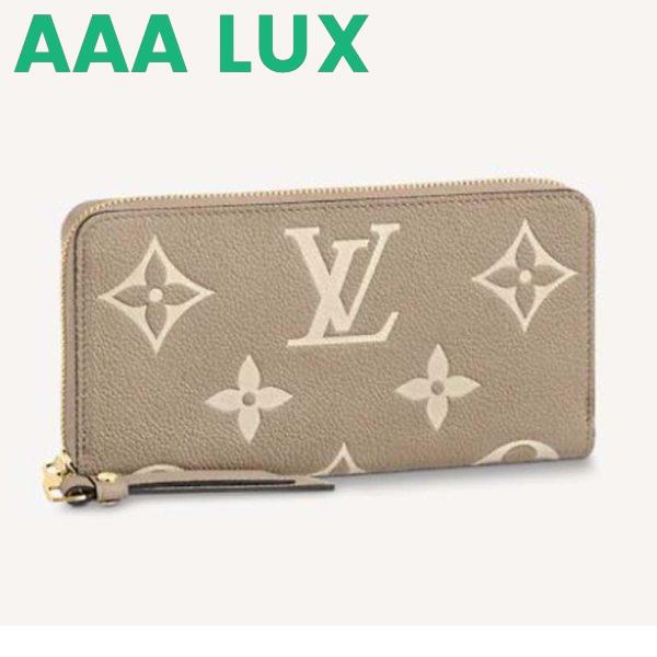 Replica Louis Vuitton LV Women Zippy Wallet Monogram Empreinte Embossed Supple Grained Cowhide