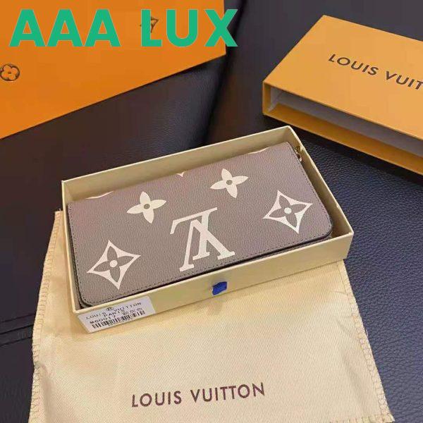 Replica Louis Vuitton LV Women Zippy Wallet Monogram Empreinte Embossed Supple Grained Cowhide 5