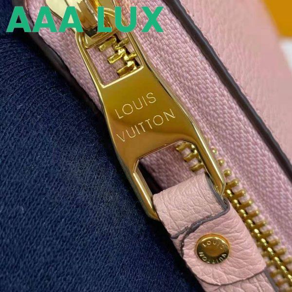 Replica Louis Vuitton LV Women Zippy Wallet Pink Monogram Empreinte Embossed Supple Grained Cowhide Leather 8