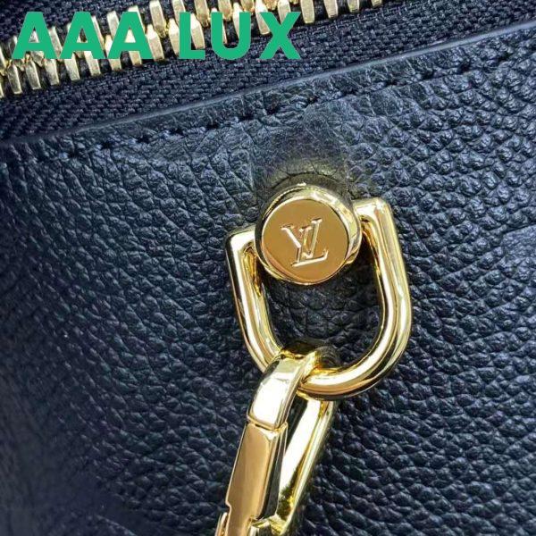 Replica Louis Vuitton LV Women Vanity PM Handbag Black Embossed Grained Cowhide Leather 13