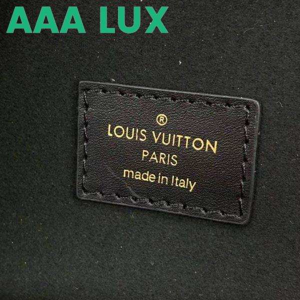 Replica Louis Vuitton LV Women Vanity PM Handbag Black Embossed Grained Cowhide Leather 19