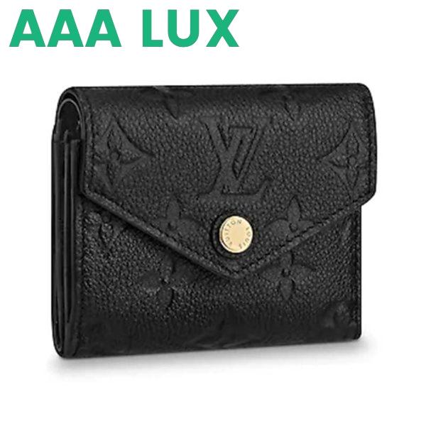 Replica Louis Vuitton LV Women Zoé Compact Wallet Monogram Empreinte Leather 2