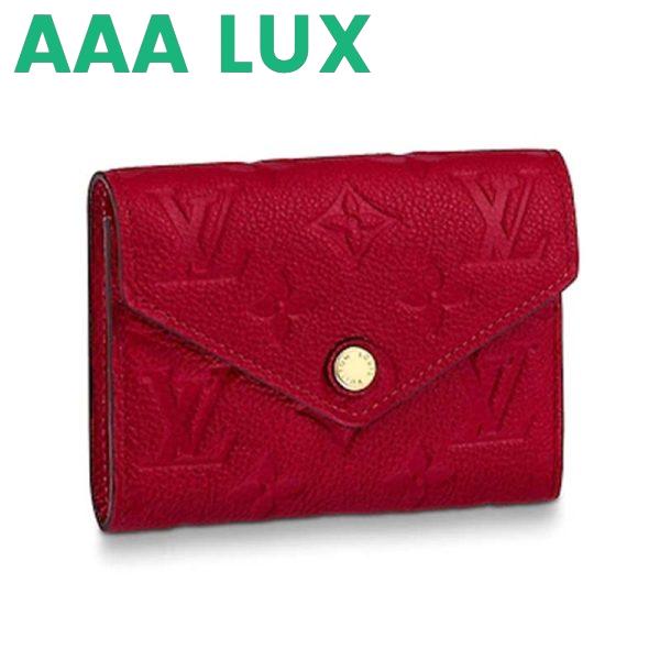 Replica Louis Vuitton LV Women Victorine Wallet in Monogram Empreinte Leather 3