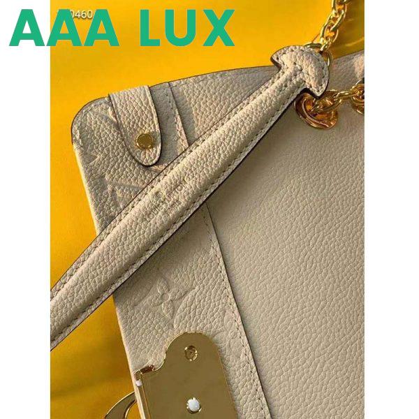 Replica Louis Vuitton LV Women Vavin BB Monogram Empreinte Leather-Beige 10