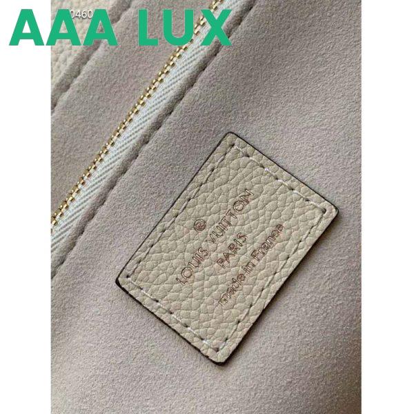 Replica Louis Vuitton LV Women Vavin BB Monogram Empreinte Leather-Beige 11