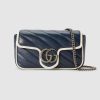 Replica Gucci GG Women GG Marmont Super Mini Bag in Diagonal Matelassé Leather 5