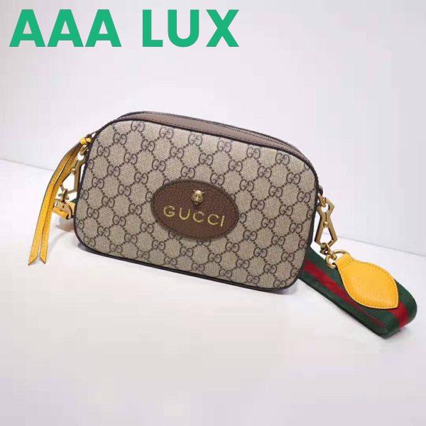 Replica Gucci GG Women GG Supreme Messenger Bag in GG Supreme Canvas-Brown 3