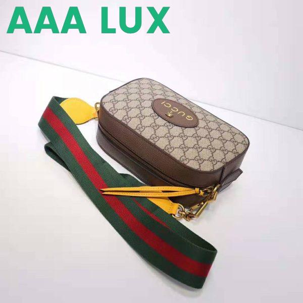Replica Gucci GG Women GG Supreme Messenger Bag in GG Supreme Canvas-Brown 5
