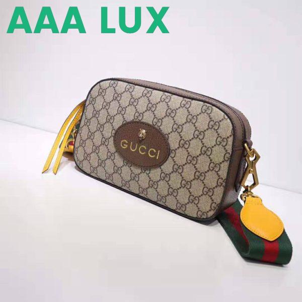 Replica Gucci GG Women GG Supreme Messenger Bag in GG Supreme Canvas-Brown 6