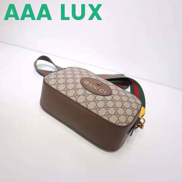 Replica Gucci GG Women GG Supreme Messenger Bag in GG Supreme Canvas-Brown 7