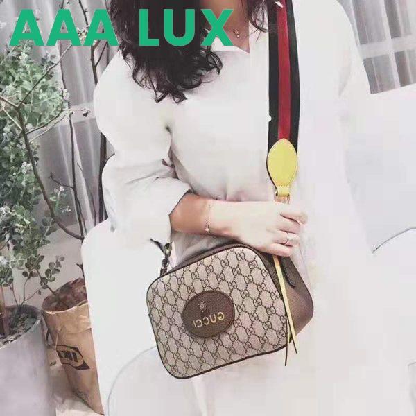 Replica Gucci GG Women GG Supreme Messenger Bag in GG Supreme Canvas-Brown 9