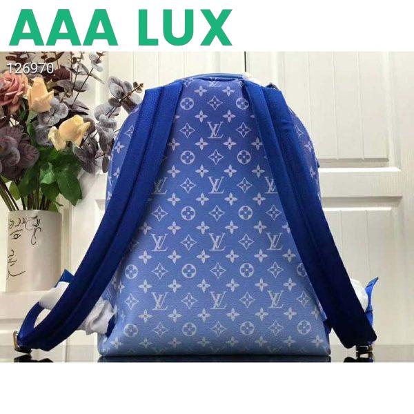 Replica Louis Vuitton LV Unisex Backpack Multipocket Monogram Clouds Coated Canvas 5