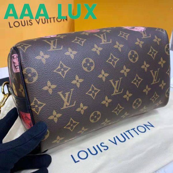 Replica Louis Vuitton LV Unisex Speedy Bandoulière 25 Handbag Monogram Cameo Printed Canvas Cowhide 6