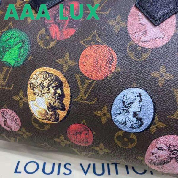 Replica Louis Vuitton LV Unisex Speedy Bandoulière 25 Handbag Monogram Cameo Printed Canvas Cowhide 8