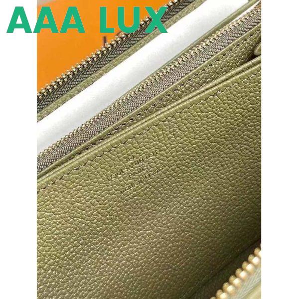 Replica Louis Vuitton LV Unisex Zippy Wallet Green Monogram Empreinte Embossed Supple Grained Cowhide 7