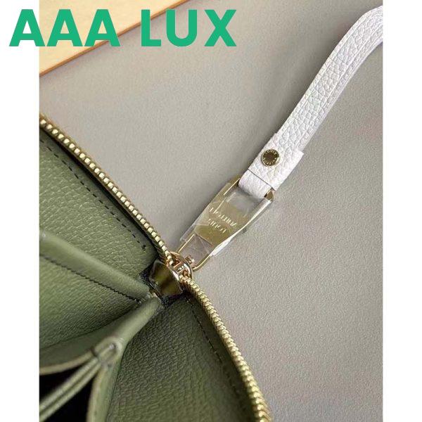 Replica Louis Vuitton LV Unisex Zippy Wallet Green Monogram Empreinte Embossed Supple Grained Cowhide 8