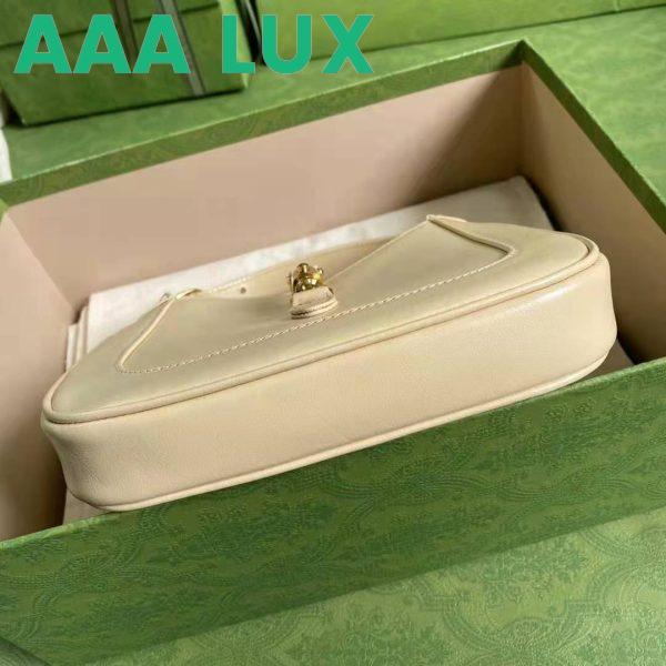 Replica Gucci GG Women Jackie 1961 Mini Shoulder Bag White Leather 6